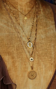 Kette Biene / Layering Kette / Lagen Kette /Geschenk für Sie / Geburtstag Schmuck / Lagenschmuck / Kette Gold Biene / Geschenk Freundin